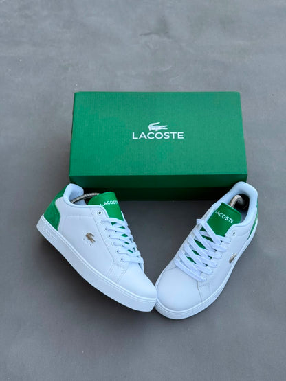 Super Basket Lacoste Graduate White/ Green Unisexe