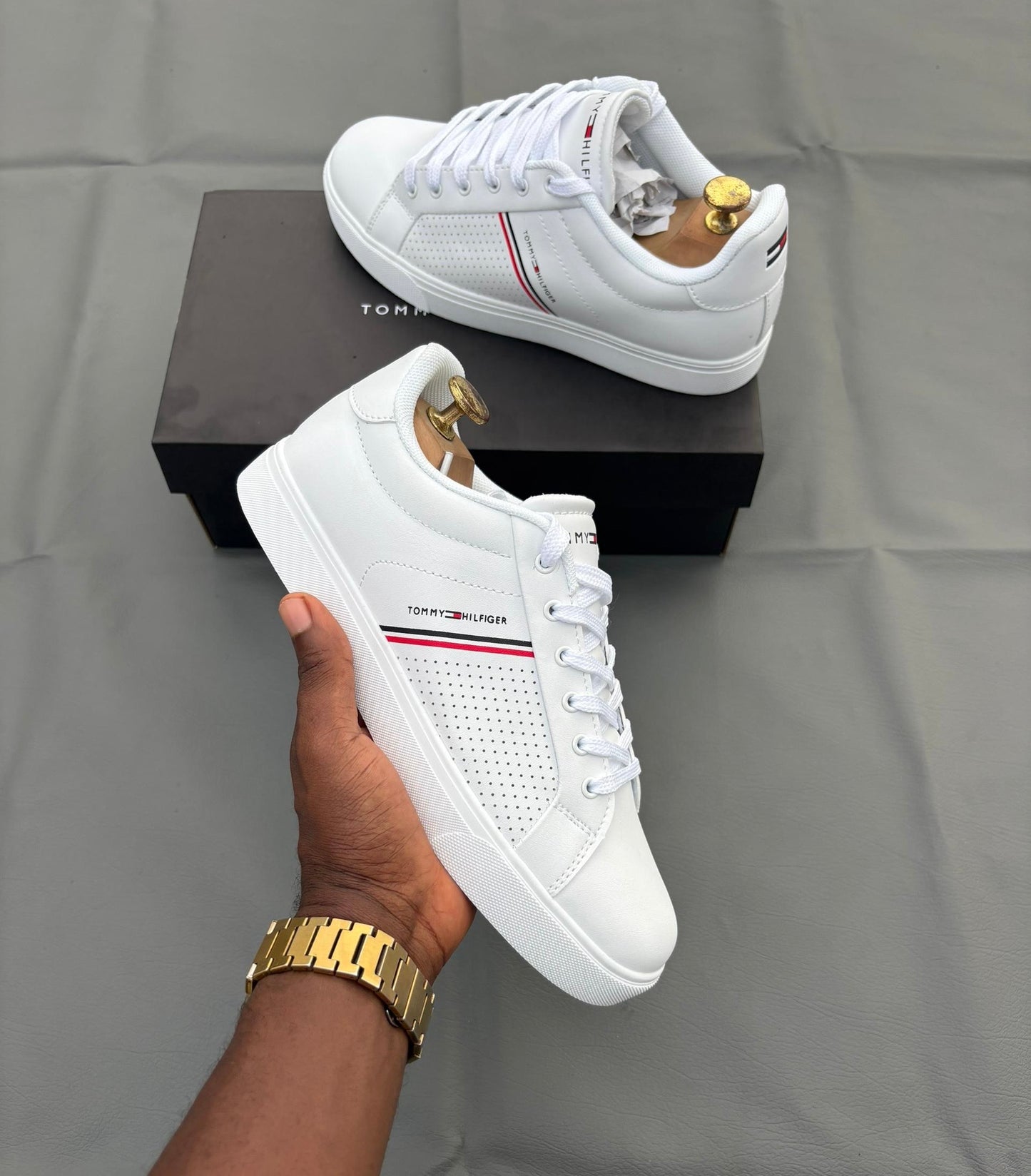 Super Basket Thommy Hilfiger Blanc Unisexe
