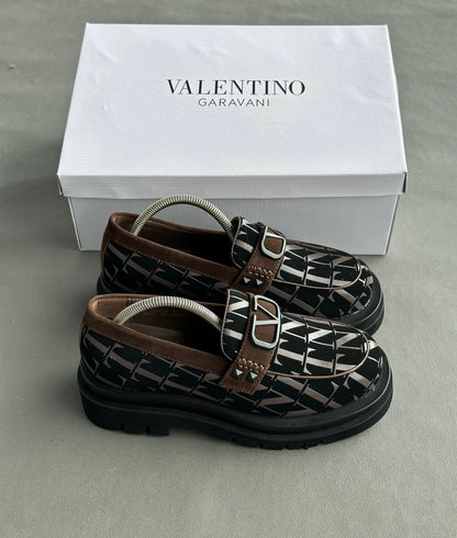 Super Mocassin VALENTINO Garavani Marron Unisexe