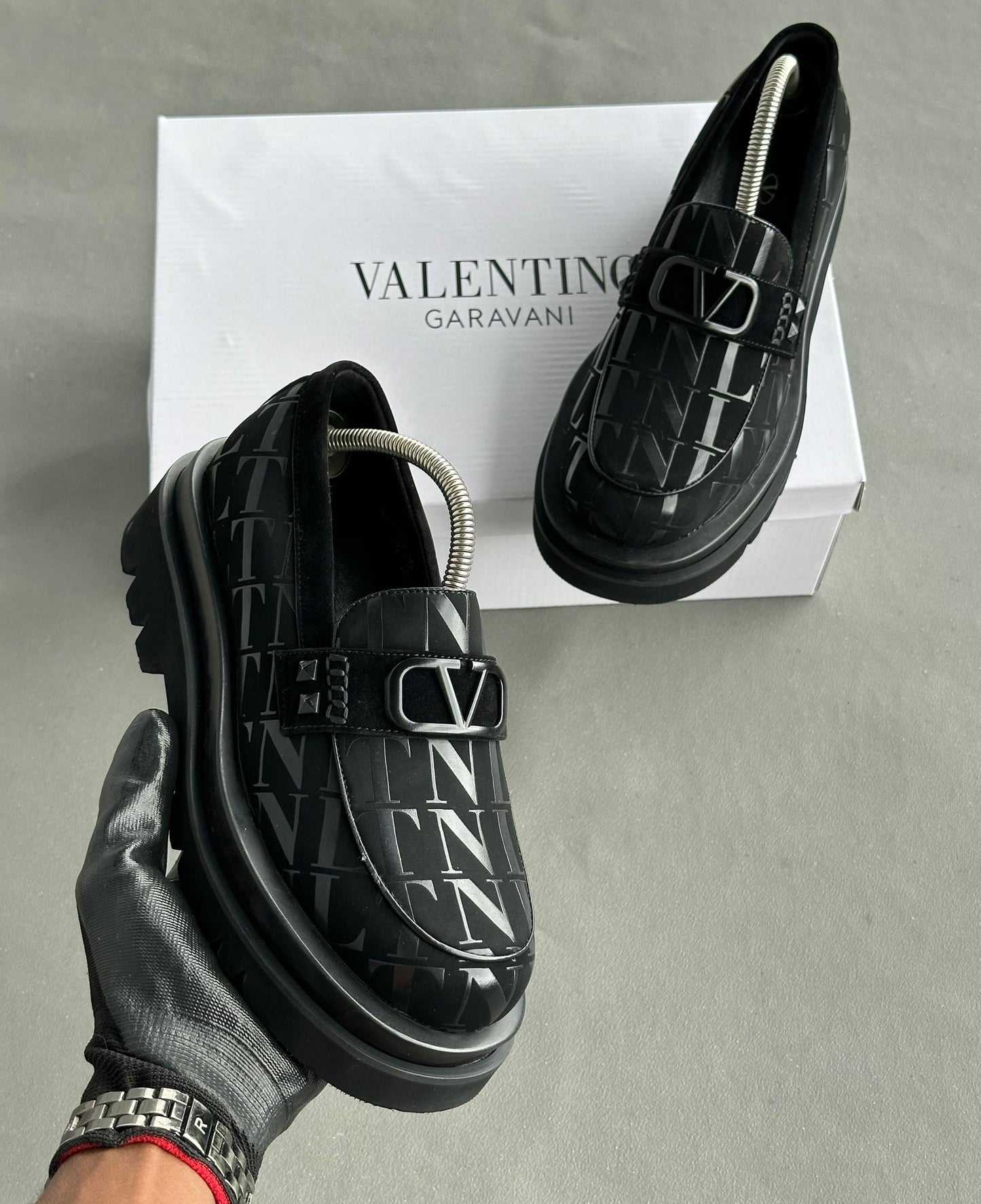 Super Mocassin VALENTINO Garavani Noire Unisexe