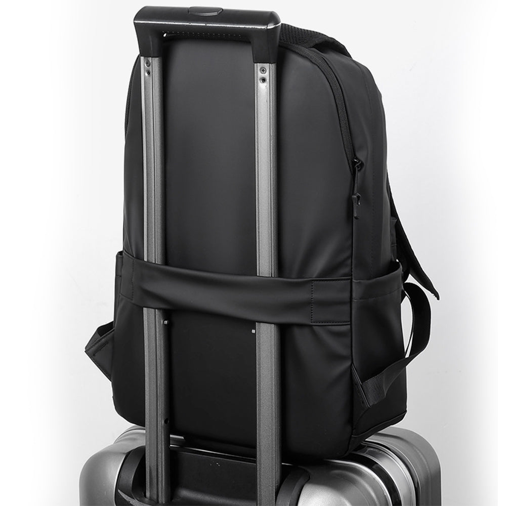 Sac à dos pour ordinateur portable homme, design personnalisé, en cuir PU imperméable, idéal pour l'école, les affaires, le sport, les voyages et les étudiants